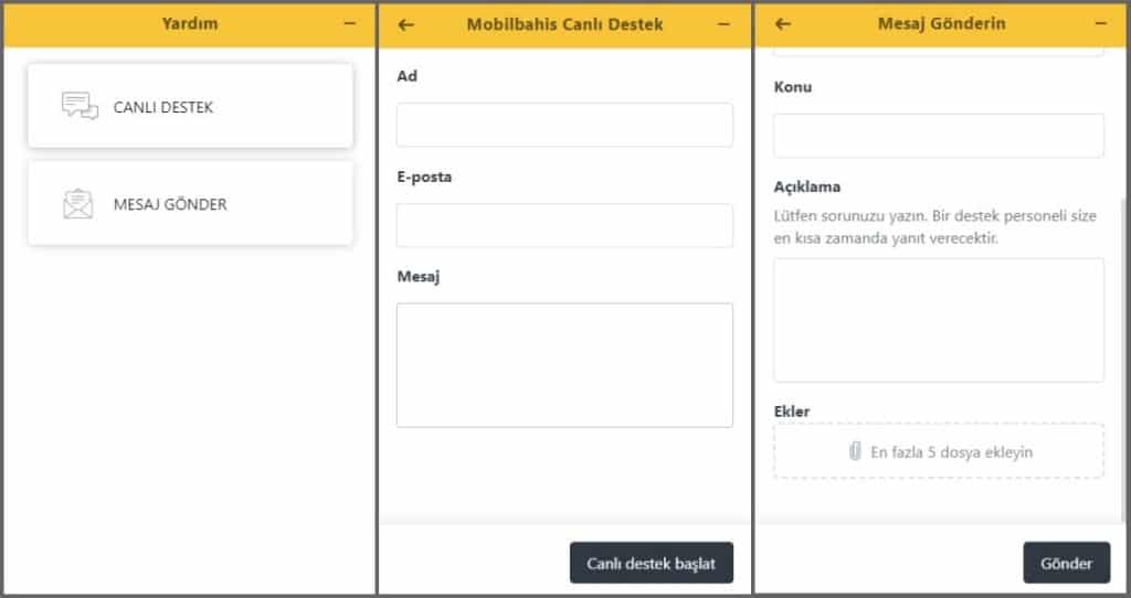 Mobilbahis Müşteri Hizmetleri Şikayet